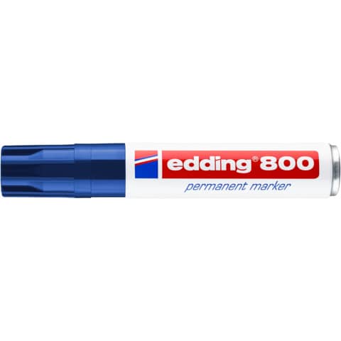Marcatore permanente edding 800 punta scalpello 4-12 mm blu 4-800003
