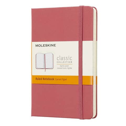 Taccuino moleskine pocket rosa daisy pink 9x14 cm rigido e leggibile 8058341715277
