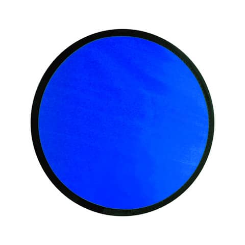 Frisbee pieghevole blu argento 25cm poliestere 4064572214506