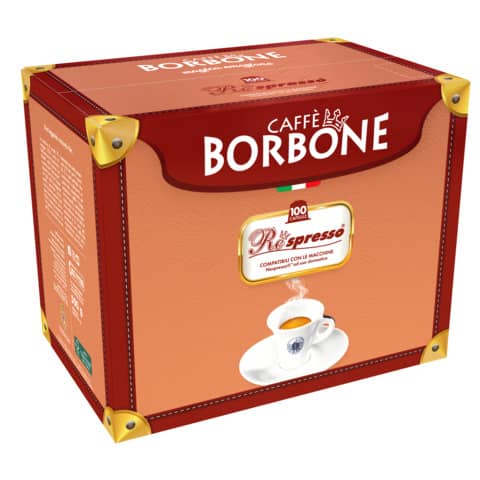 Capsule compatibili Respresso 100 pz Caffe Borbone qualità Blu REBBLU100N