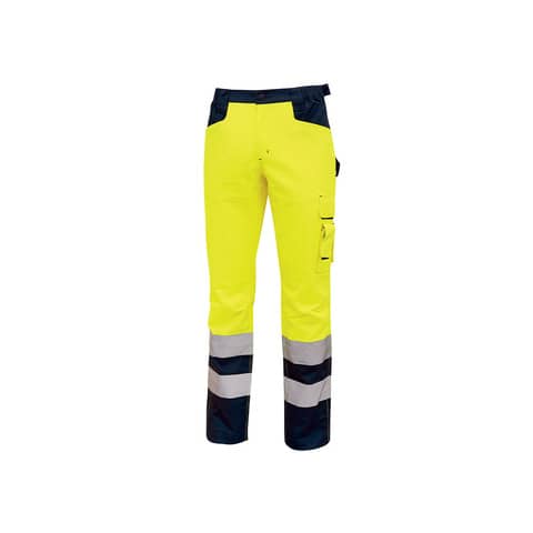 Pantalone alta visibilita light giallo fluo tg.m
