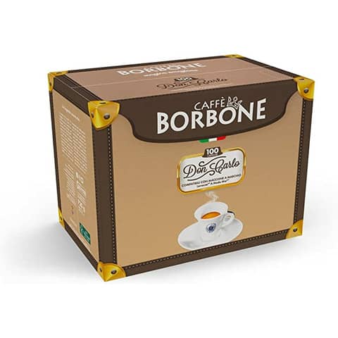Capsule compatibili Don Carlo 100 pz Caffe Borbone qualità Nera AMSNERA100NDONCARLO