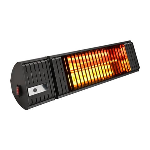 Stufa infrarossi giove 2000w alto rendimento esterne ip54 nero 8016818111069