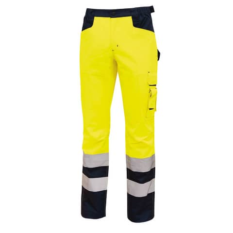 Pantalone alta visibilita light giallo fluo tg.xl