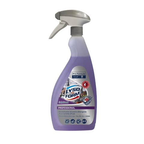 Detergente disinfettante 2 in 1 SafeGuard Professional Lysoform 750 ml 101106657