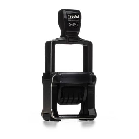 Timbro datario professionale trodat 54045 ø45mm personalizzabile nero 190084291699