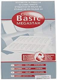 Etichette adesive stampabili megastar 70x32