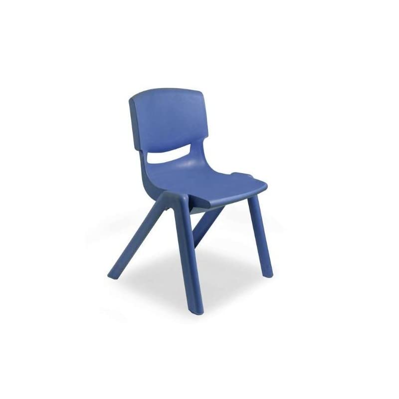 Sedia per scuole materne in ppl seduta cm.26 col blu