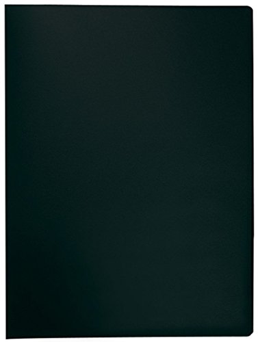 Portalistini opaco Q-Connect A4 20 buste nero