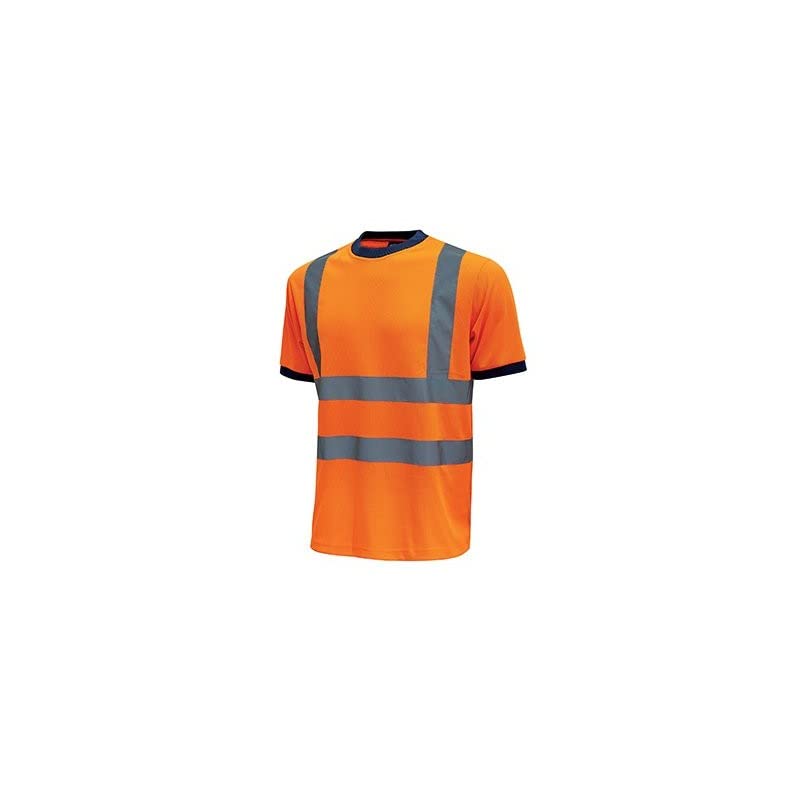 Tshirt alta visibilta mist arancione fluo pz.3 tg.m