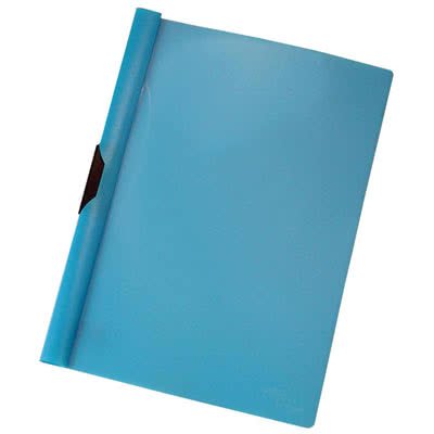 Cartellina Notami con molla d.so 5 azzurro