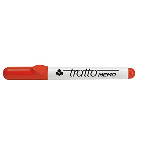 Marker Fila Tratto memo m 8540 punta tonda rosso