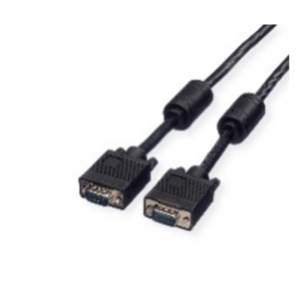 CAVI AUDIO-VIDEO - HQ VGA + FERRITE +DDC, HD15, M/M 2MT