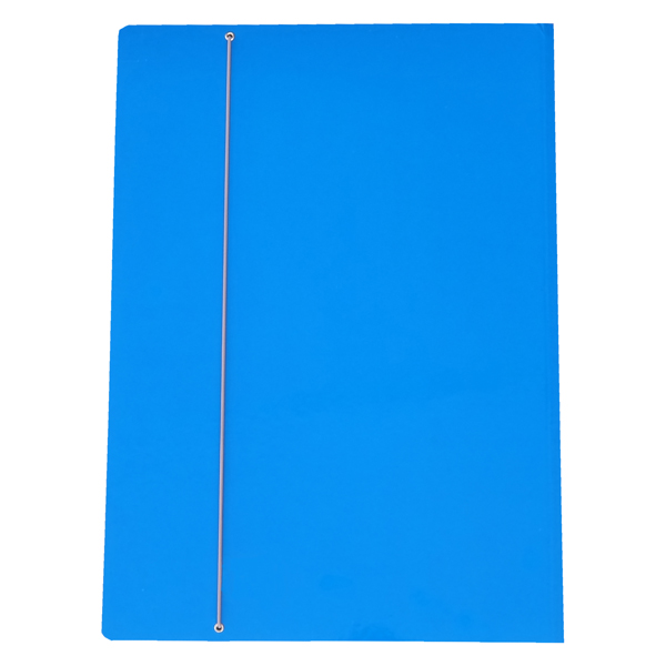 Cartellina con elastico - cartone plastificato - 50x70 cm - azzurro - Cartotecnica del Garda