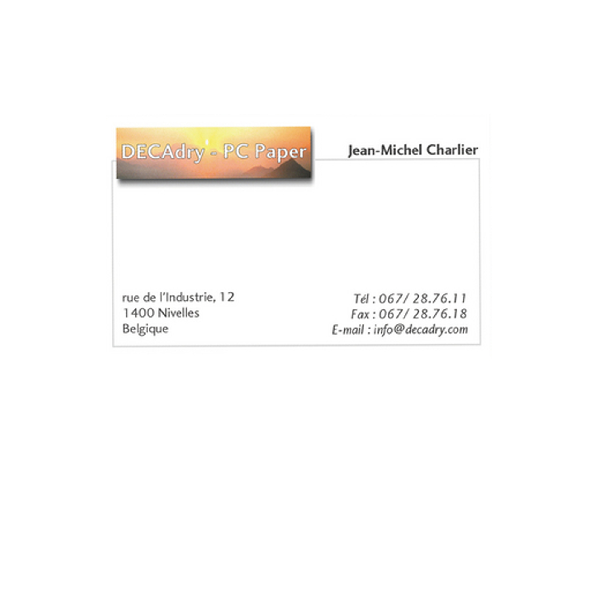 Biglietti da visita decadry bianchi 85x54 mm 200 gr 5413493965124