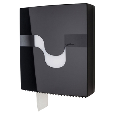 Dispenser carta igienica maxi jumbo col.nero l 315xp 115x h 375 mm