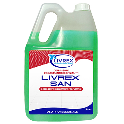 Detergente per pavimenti igienizzante Livrex san kg.5