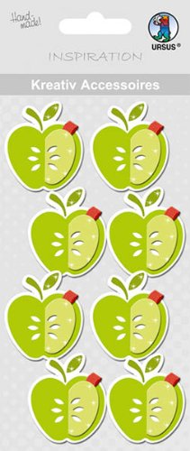 Stickers per accessori creativi soggetto mela