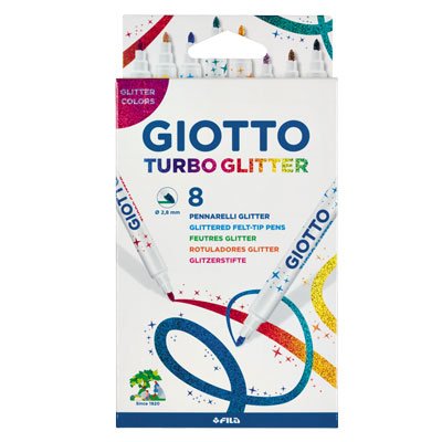 Pennarelli Giotto turbo glitter pz.8