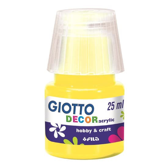 Tempera Giotto decor acrilica ml.25 giallo primario