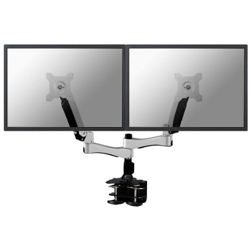 DESK MOUNT DUAL 10-27IN GAS SIL