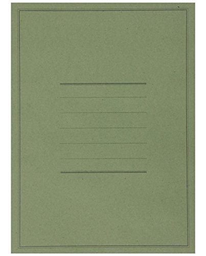 Cartellina manilla semplice con stampa verde pz. 50