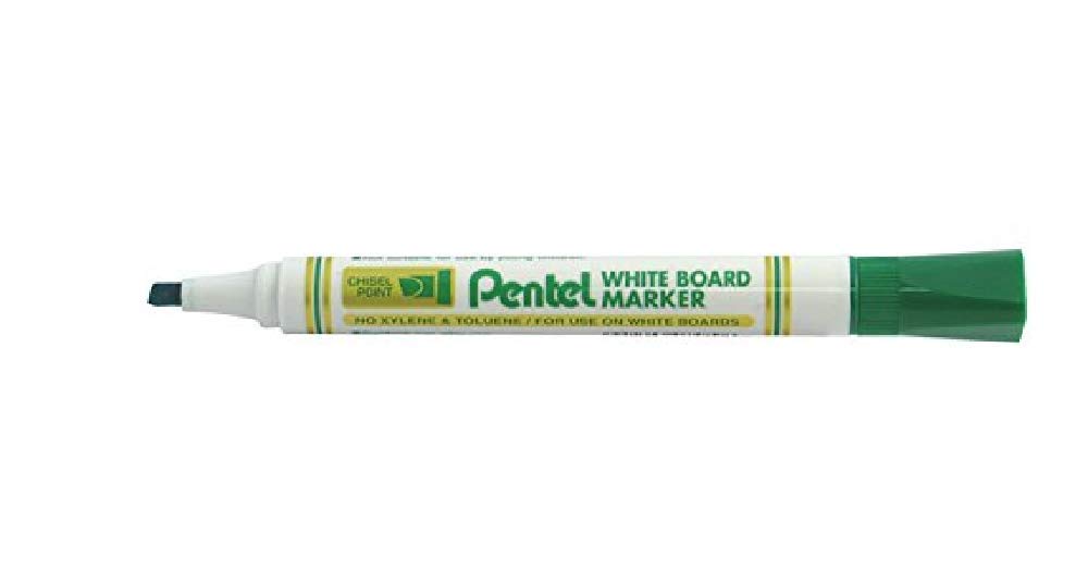 Marker Pentel per lavagne mw86 punta scalpello verde