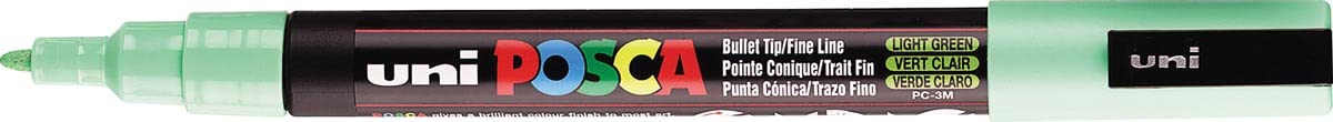 Marker uni posca pc3m verde chiaro fine 4902778915875