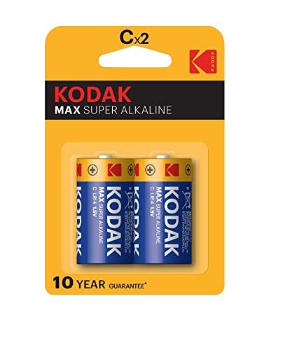 Batteria Kodak Max alkaline 1/2 torcia tipo c pz.2