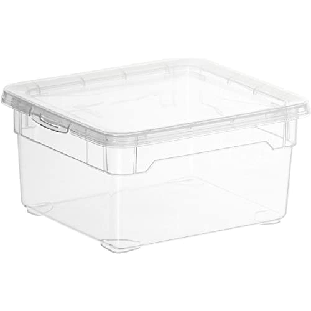 Contenitore Rotho Clear Box in PPL 2 L impilabile 19x16x9 cm trasparente F707800