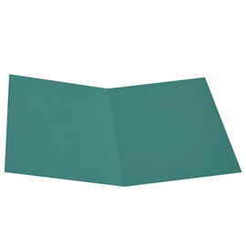 Cartelline semplici - senza stampa - cartoncino Manilla 145 gr - 25x34 cm - verde - Cartotecnica del Garda - conf. 100 pezzi