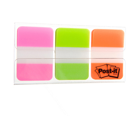 Segnapagina post it index strong medio 25x38 mm colorato 00051141238289