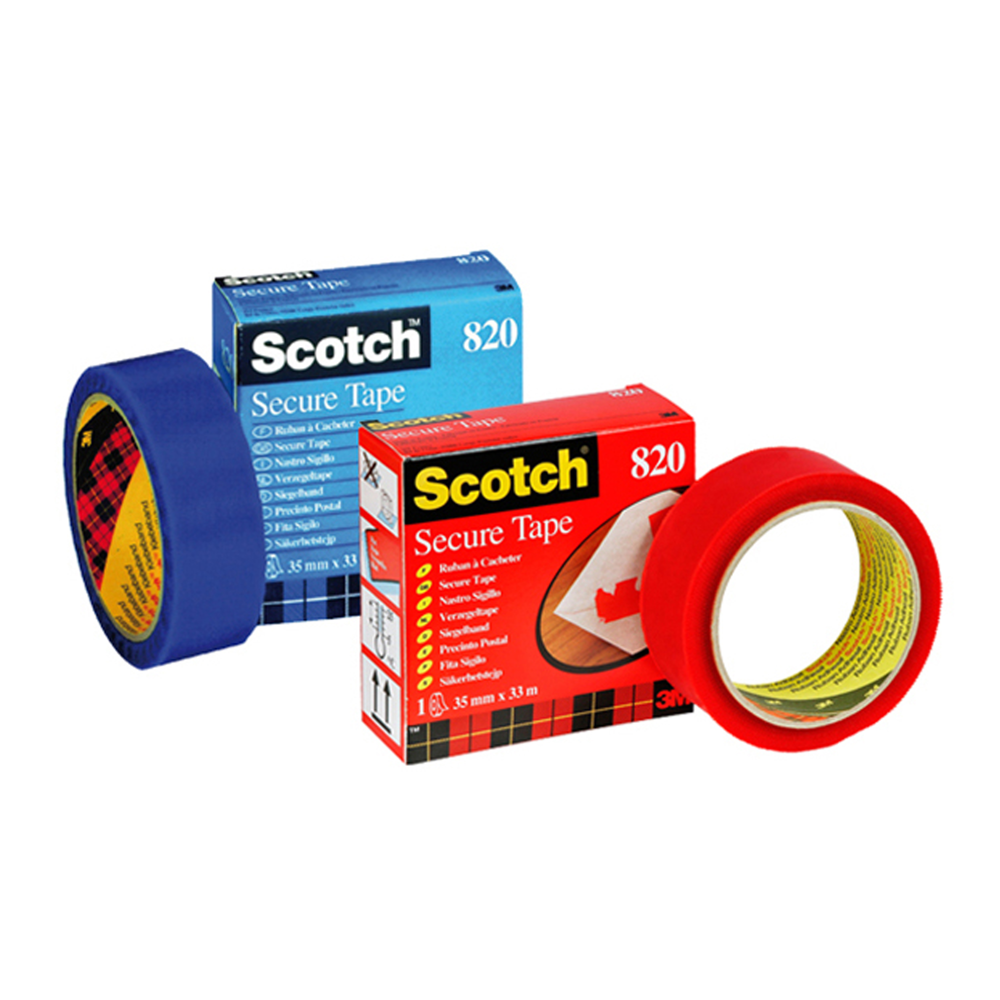 Nastro antieffrazione Scotch  Secure Tape - blu - larghezza 35 mm - lunghezza 33 m