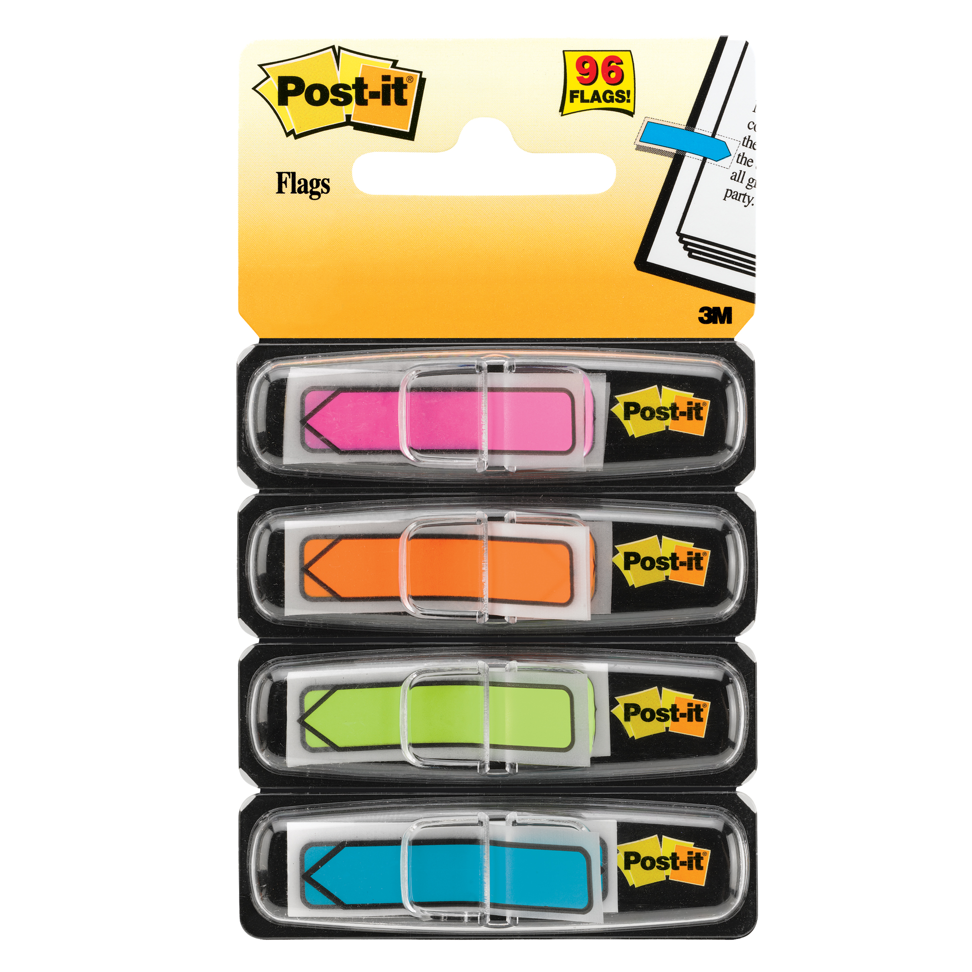 Segnapagina post it index mini freccia colorati 12x43mm 11111111