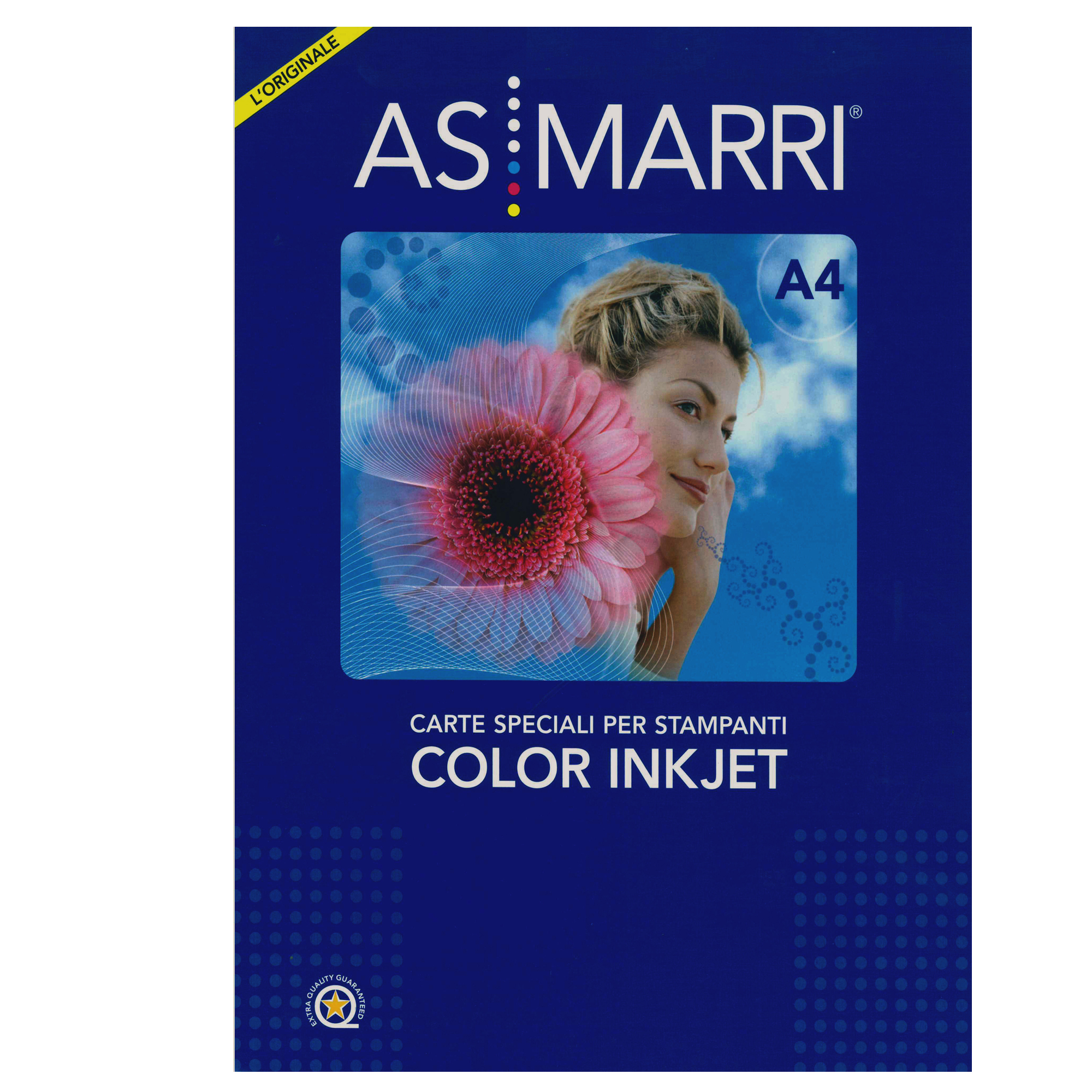 Carta Color Graphic - inkjet - A3 - 125 gr - 100 fogli - effetto opaco - bianco - As Marri