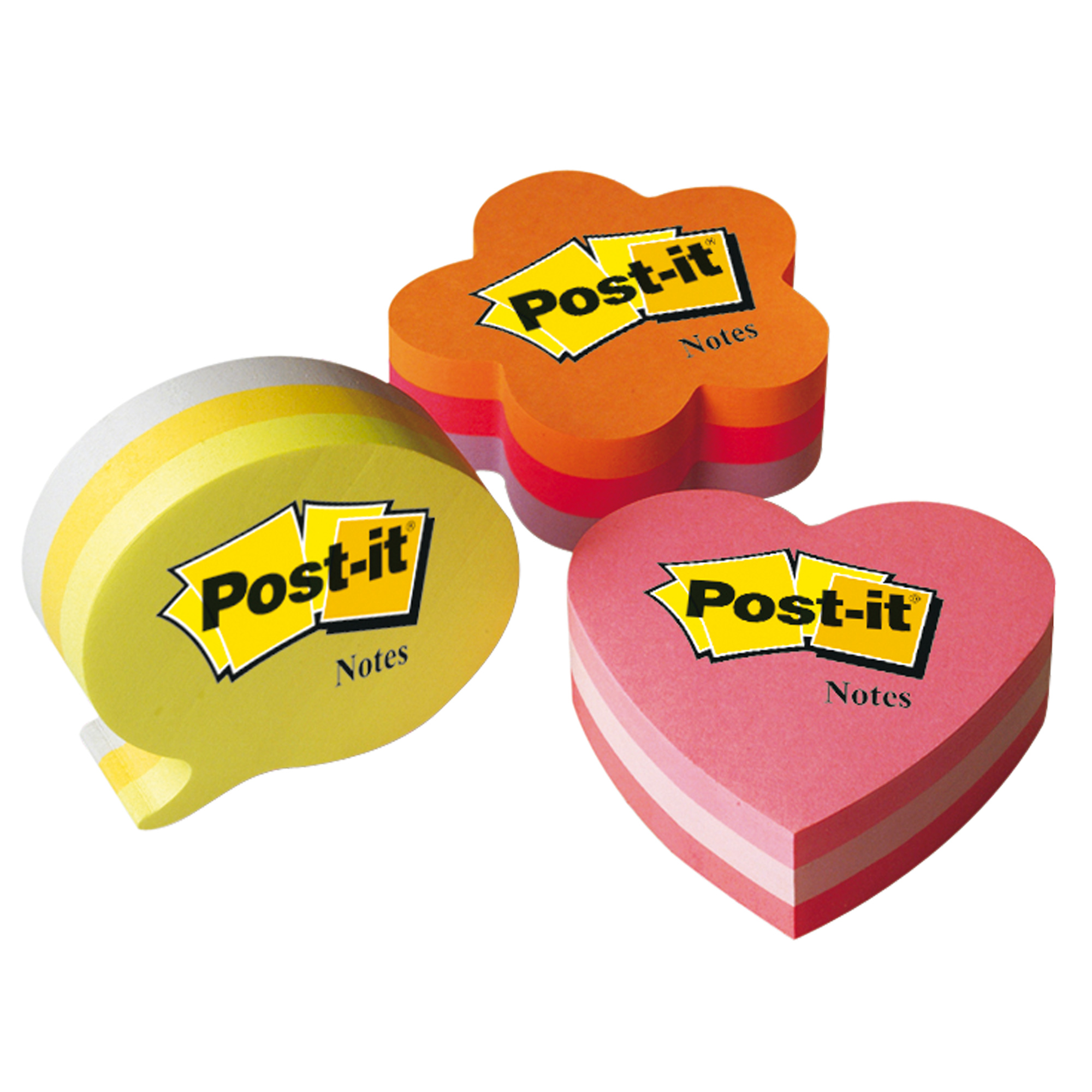 Blocchi post it cuore rosa 70x70mm 225 fogli 53134375349869