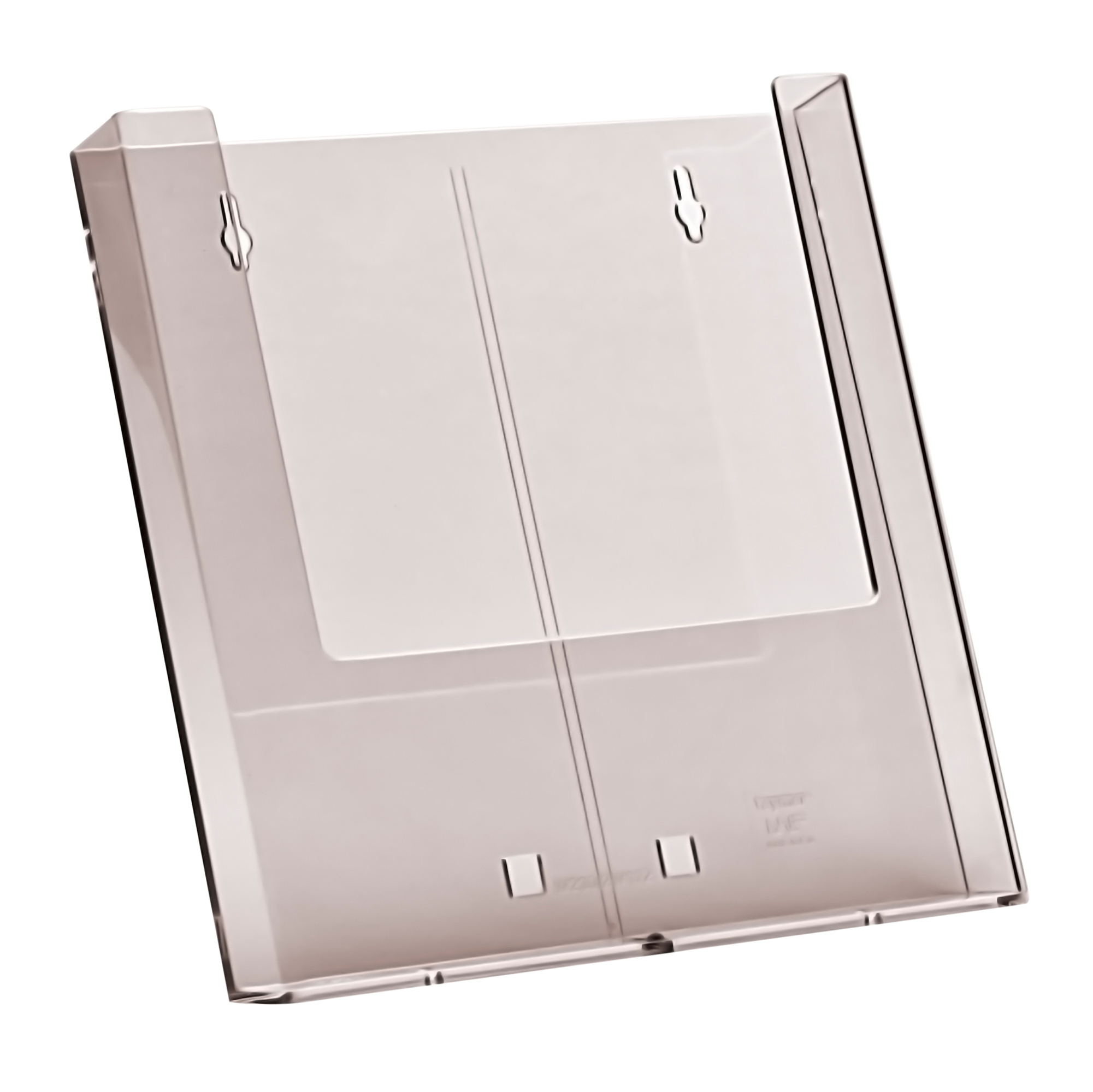 Portadepliant da parete in stirene trasparente studio t 23x24 cm 8595578312287