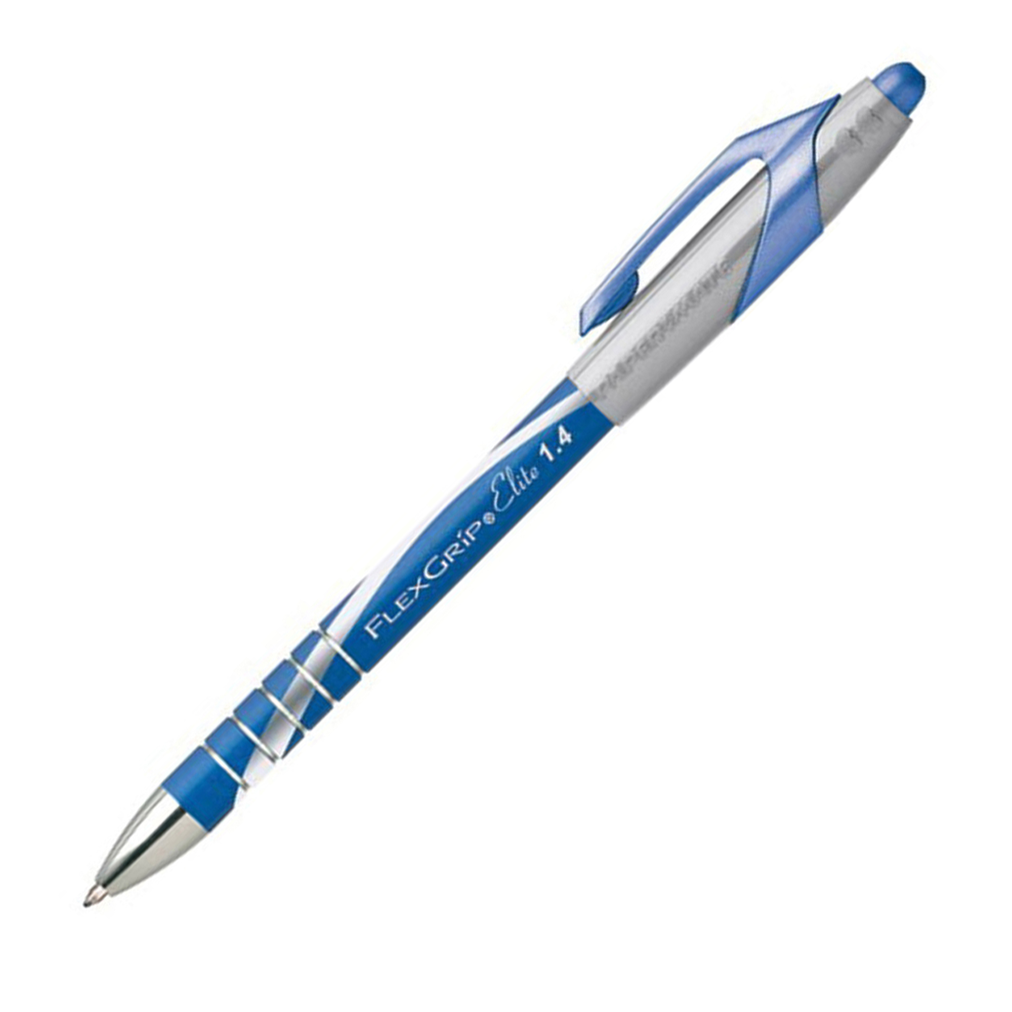 Penna a sfera a scatto Flexgrip Elite - punta 1,4mm - blu  - Papermate