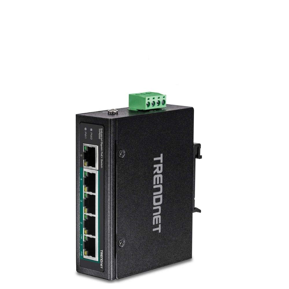 5-PORT INDUSTRIAL GIGABIT POE+