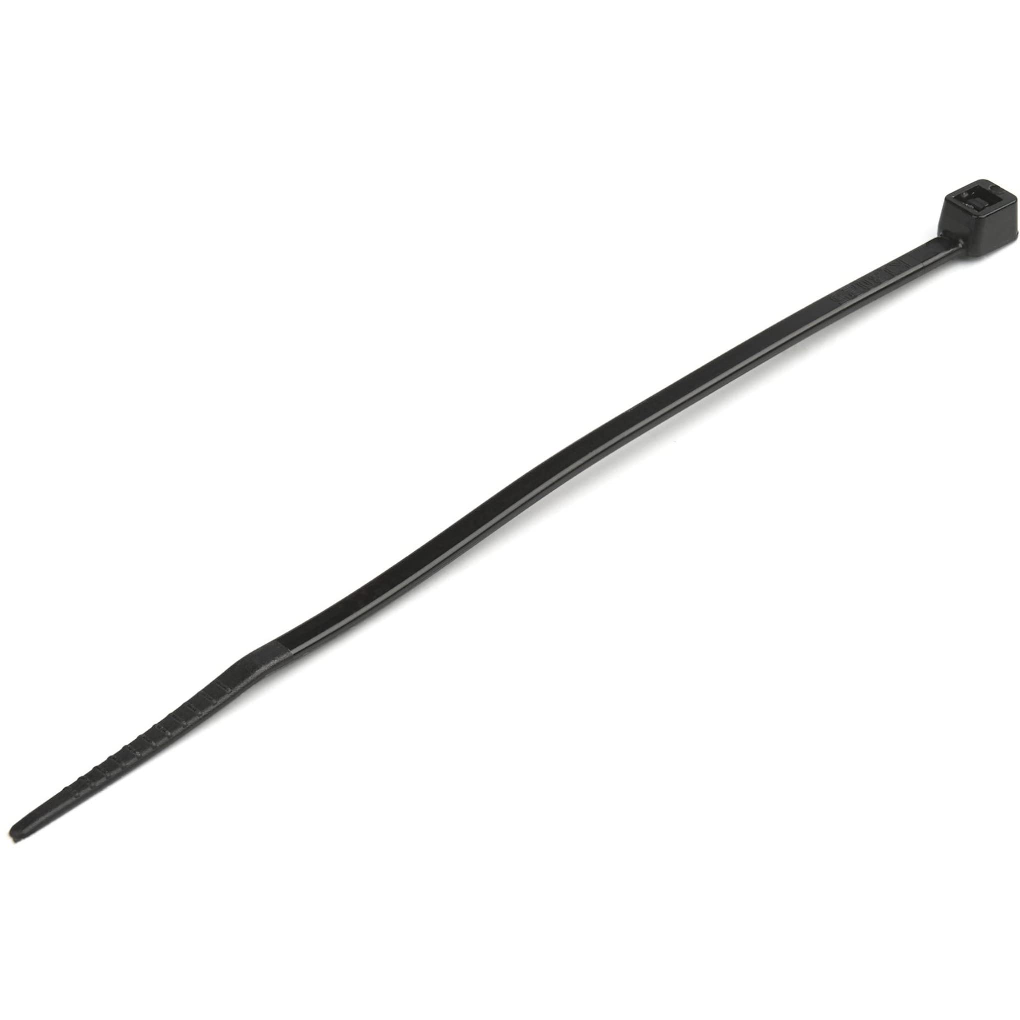 Fascette fermacavo riutilizzabili 10 cm in nylon autobloccanti nero 0065030890717