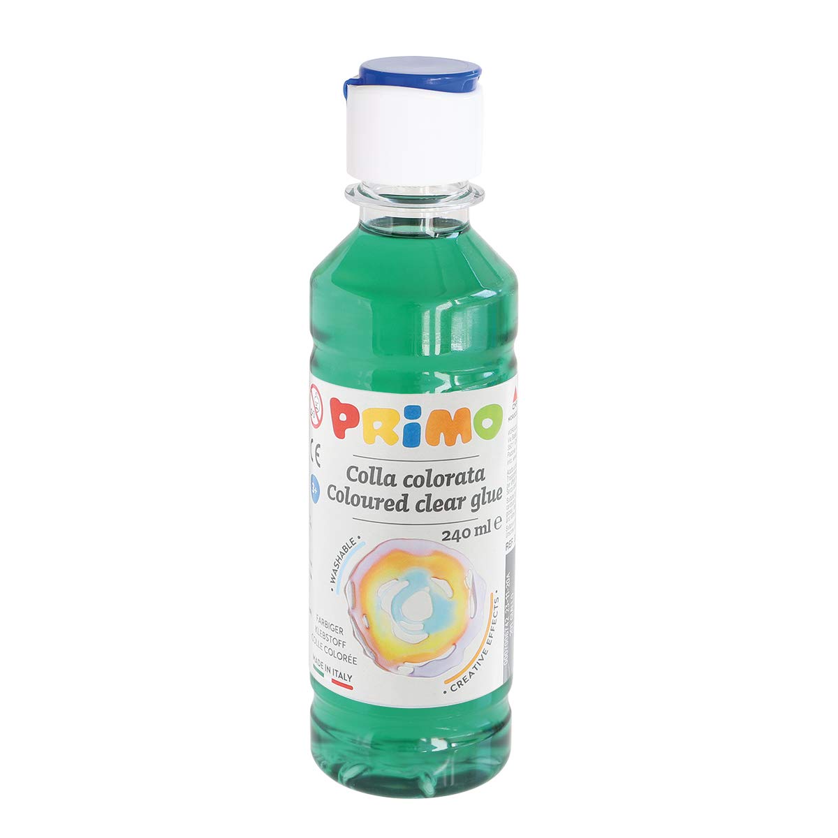 Colla liquida colorata ad acqua ml.240 verde
