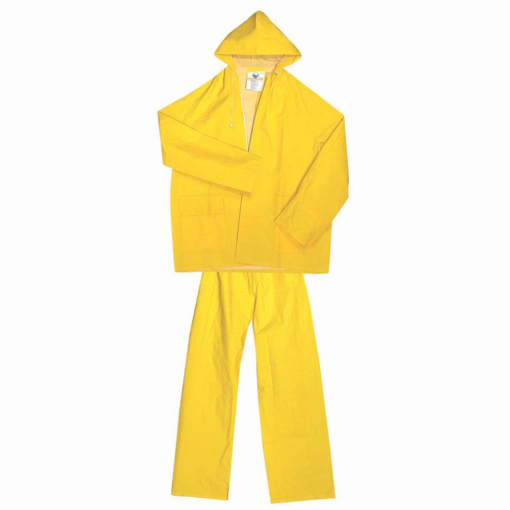 Impermeabile giallo giacca/pantaloni tg.m
