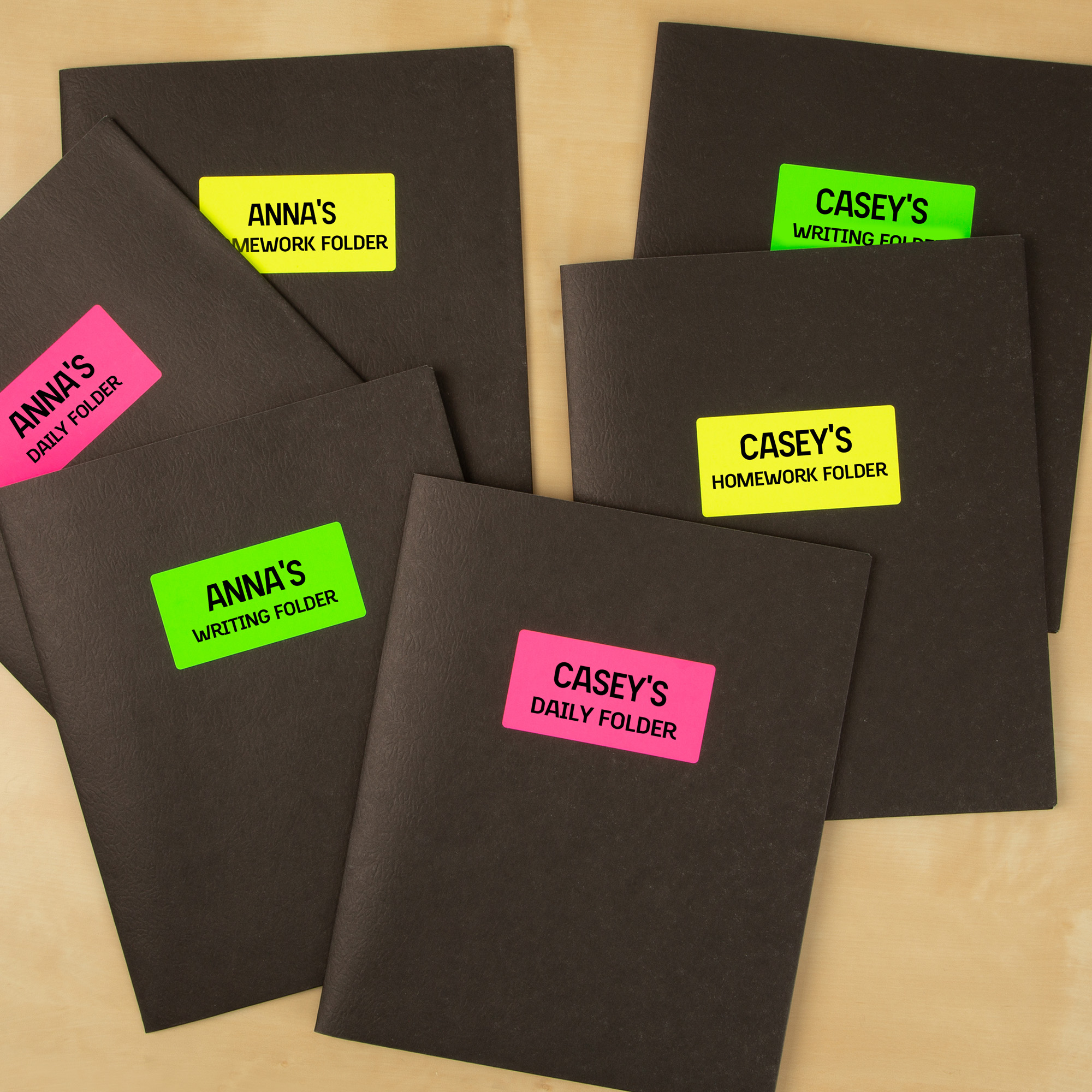 Etichette adesive giallo fluo 47x25mm - confezione da 70 fogli a4 8007827196055