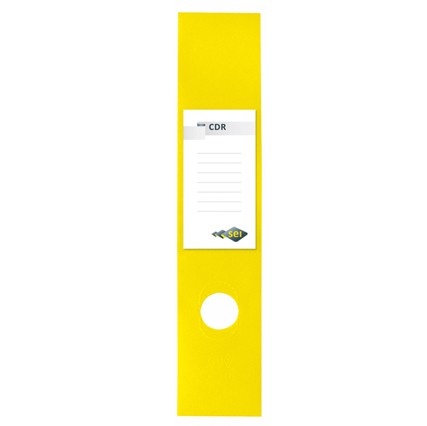 Copridorso cdr autoadesivo in pvc morbido giallo 7x34 cm 8004972915357