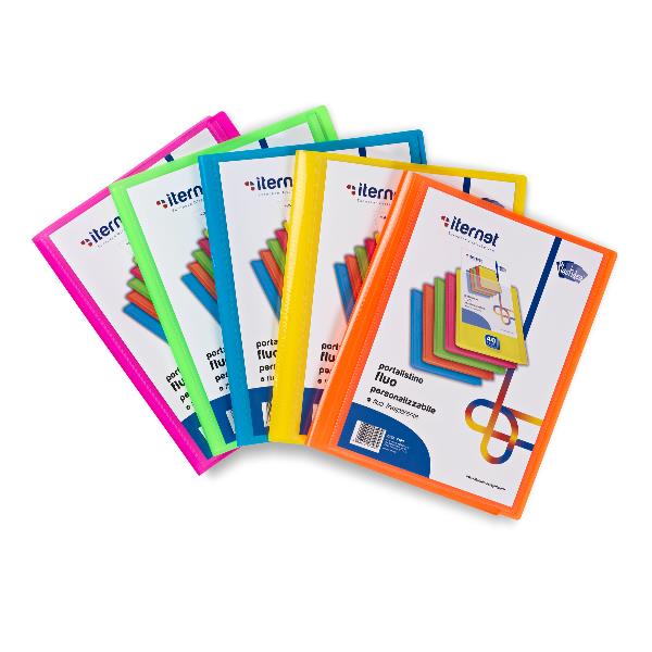 Portalistino 40 fg fluo colorato, accessoriato, prodotto di alta qualità della marca Plastidea. 8028422571030 | initpc.it