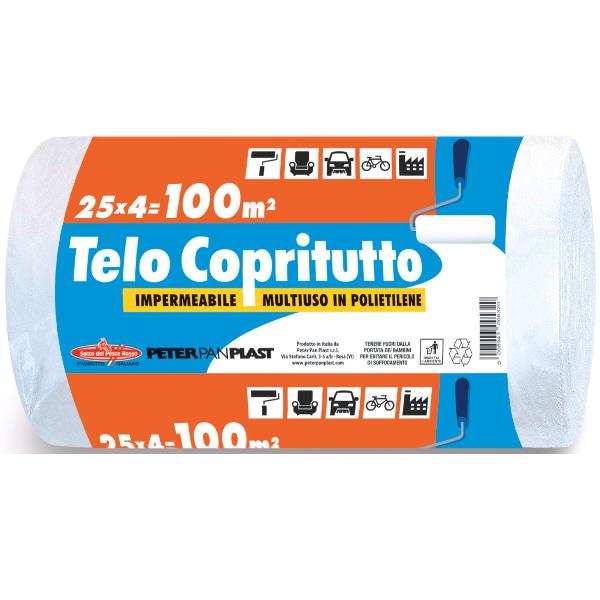 Prodotto di copertura per finestre, tela rotonda di 4x25 cm, colore neutro, marca Peter Pan Plast. 8008943005320 | initpc.it