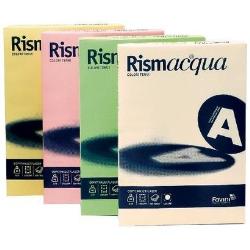 Carta fotocopie in colore, marca FAVINI, pacchetto di 5 colori diversi, peso 140 g/mq, formato A4, fogli 200, codice prodotto RISMACQUA140 MIX. 8007057621440 | initpc.it