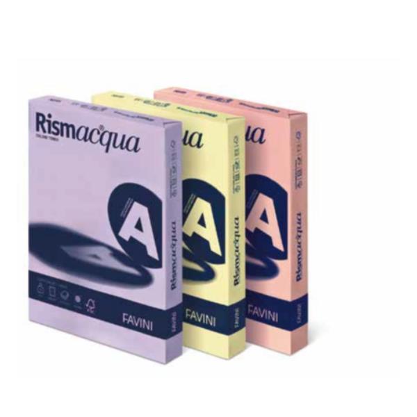 Carta fotocopie colorata Rismacqua, 200 g, formato A3, colore avorio, marchio FAVINI, con numero di riferimento FG.125. 8007057618969 | initpc.it