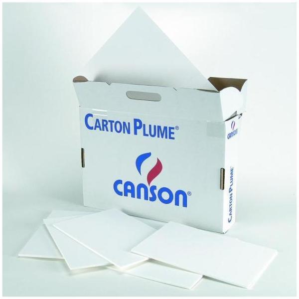 Carta per pennarelli, Canson Carton Plume CL, formato A3, spessore 3mm, colore bianco. 3148954247373 | initpc.it