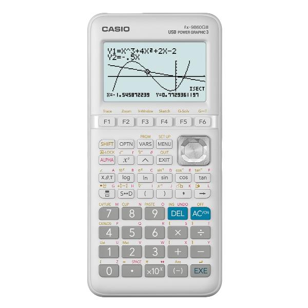 Calcolatrice grafica Casio fx-9860giii bianca
